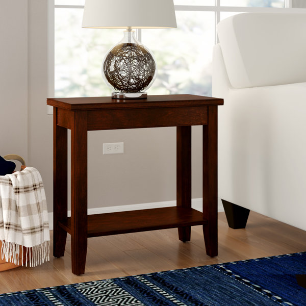 Narrow chairside online table